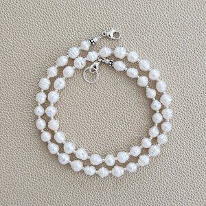 MINI BAROQUE PEARL NECKLACE--18"